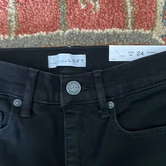 Loft black denim pants - Picture 2 of 3